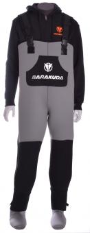 BARAKUDA Wathose in Normal- und Übergrößen - 5 mm Neopren mit Dry-Socks oder Stiefeln 